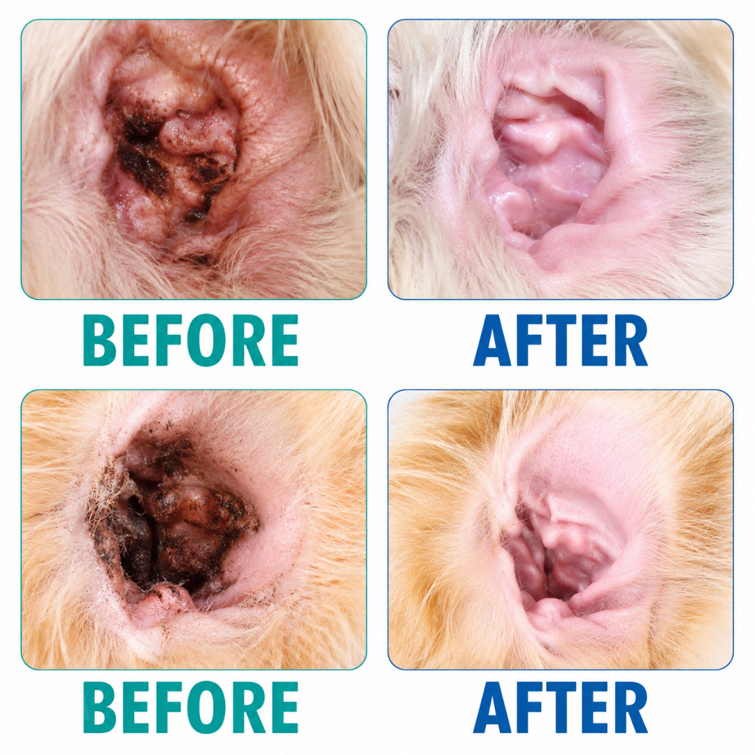 RZXEA™ VetRelief Ear Drops FM+🛡️Stop the Scratch, Heal the Root – Your Pet’s Last Ear Infection Treatment. 🛡️