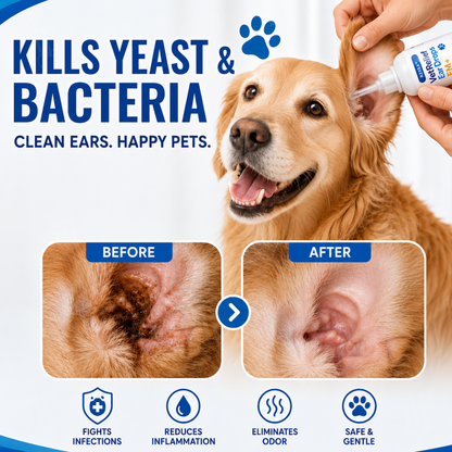 RZXEA™ VetRelief Ear Drops FM+🛡️Stop the Scratch, Heal the Root – Your Pet’s Last Ear Infection Treatment. 🛡️