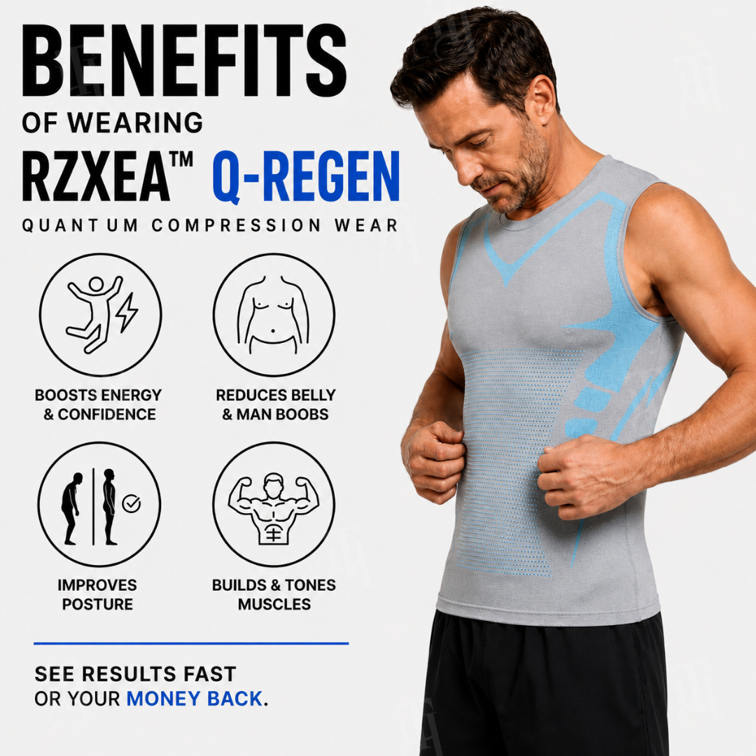 RZXEA™ | Q-REGEN Quantum Compression Wear⚡Invisible Instant Sculpting for Men ⚡