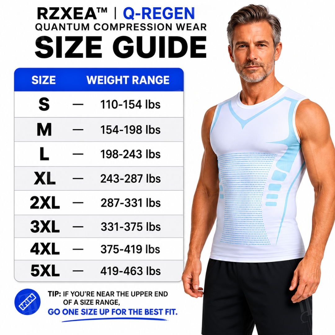 RZXEA™ | Q-REGEN Quantum Compression Wear⚡Invisible Instant Sculpting for Men ⚡