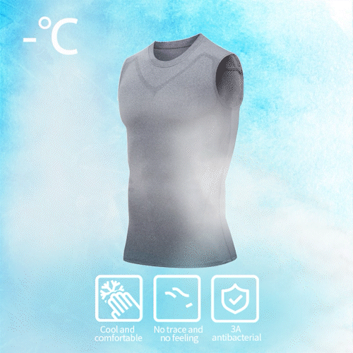 🚀2026 New Version AEXZR™ Ionic Shaping Vest, Comfortable and breathable ice-silk fabric, For men to build a perfect body（🔥🔥Limited time discount Last 30 minutes⏳）