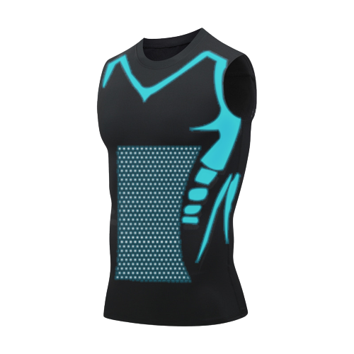 🚀2026 New Version AEXZR™ Ionic Shaping Vest, Comfortable and breathable ice-silk fabric, For men to build a perfect body（🔥🔥Limited time discount Last 30 minutes⏳）