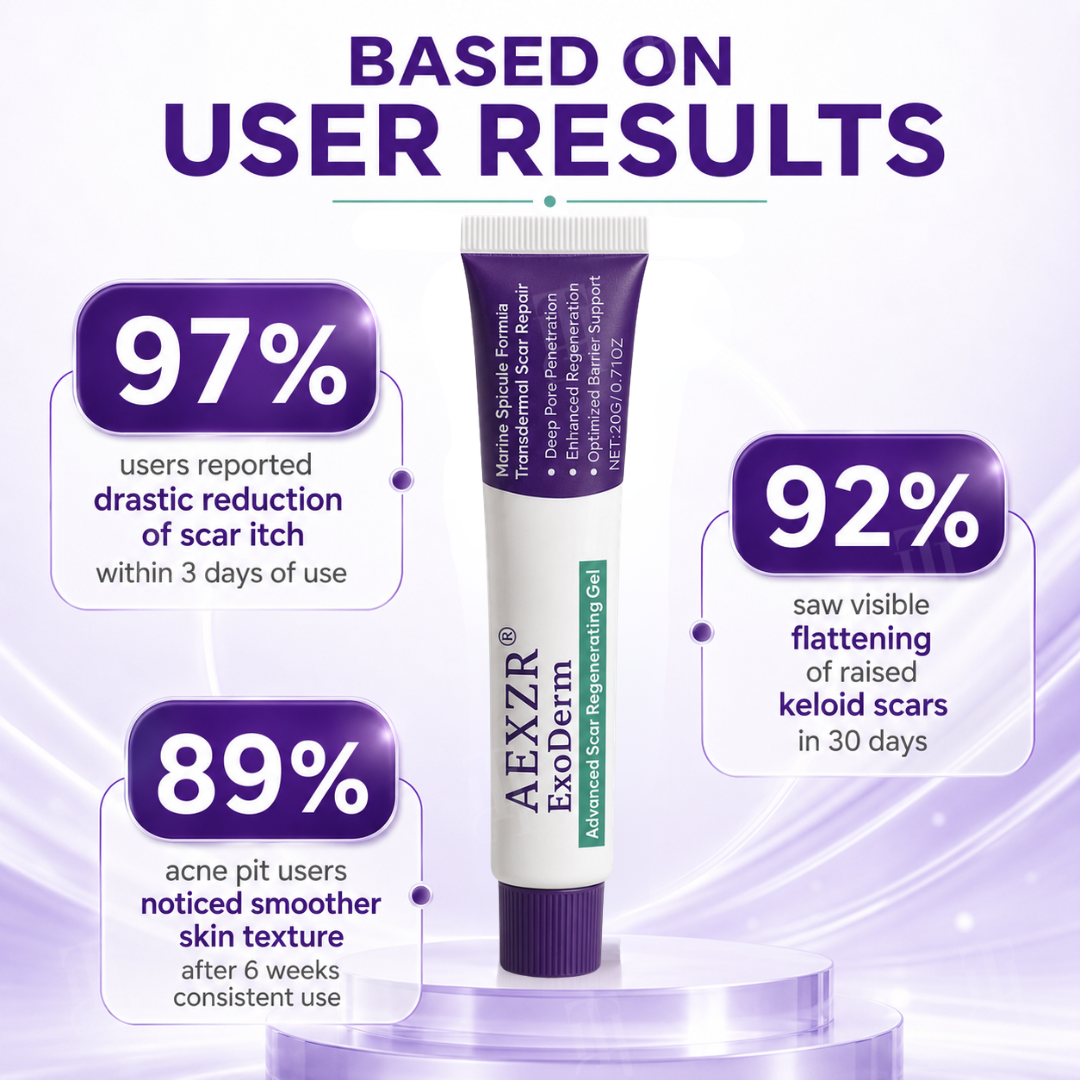 AEXZR® ExoDerm Advanced Scar Regenerating Gel | Marine Spicule Transdermal Scar Repair🧬Instantly Calm Itchy Scars & Smooth Raised Tissue in Weeks 🧬