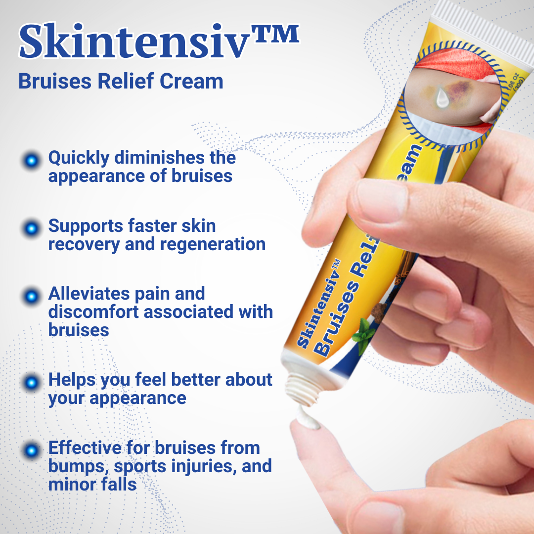 Skintensiv™ Bruises Relief Cream🚀Fade Bruises in Days, Not Weeks – Clinically Proven Transdermal Care. 🚀