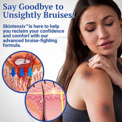 Skintensiv™ Bruises Relief Cream🚀Fade Bruises in Days, Not Weeks – Clinically Proven Transdermal Care. 🚀