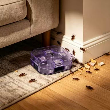 🔥Reusable Effective Roach Trap, Non-Toxic Sticky Cockroach Catcher for Kitchen Home Indoor Pest Control