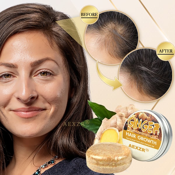 AEXZR® Ginger Hair Regrowth Shampoo Bar