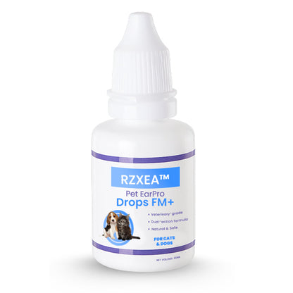 RZXEA™ Pet EarPro Drops FM+👂 Vet-Strength Relief That Reaches Deep Where Infections Hide