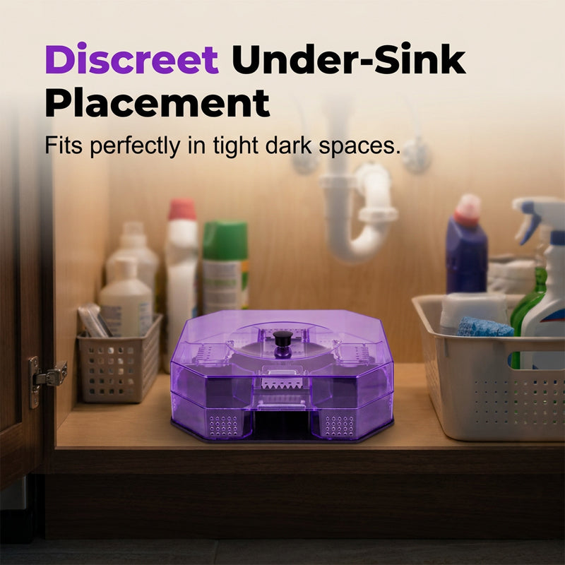 🔥Reusable Effective Roach Trap, Non-Toxic Sticky Cockroach Catcher for Kitchen Home Indoor Pest Control