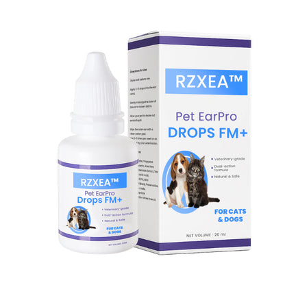 RZXEA™ Pet EarPro Drops FM+👂 Vet-Strength Relief That Reaches Deep Where Infections Hide